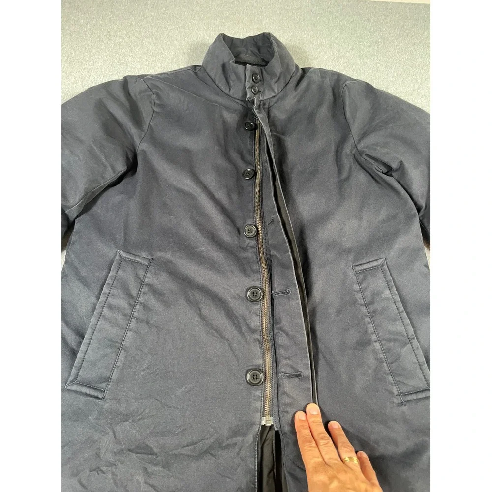 Banana Republic Mens Water Repellent Car Coat Navy Blue S/390488-00 Small